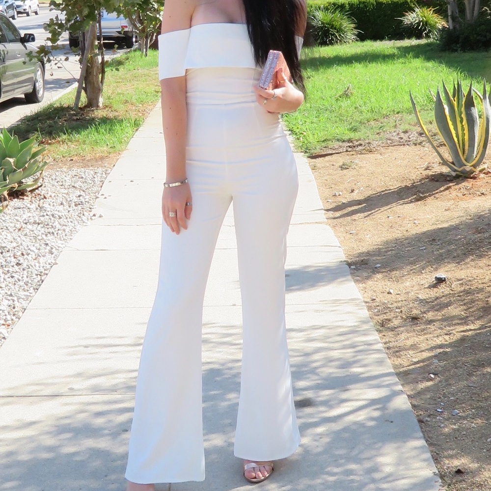 By the Way White Jumpsuit Size XS